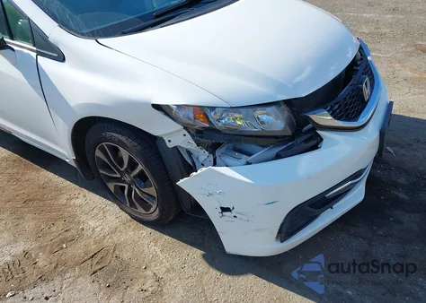 2015 Honda Civic Ex z USA, uszkodzony, nr VIN 19XFB2F84FE224529